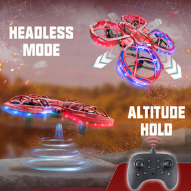 BEZGAR Mini Drone using altitude hold for stable hovering during practice.