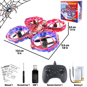 BEZGAR Mini Drone box contents: accessories and remote for extended play.