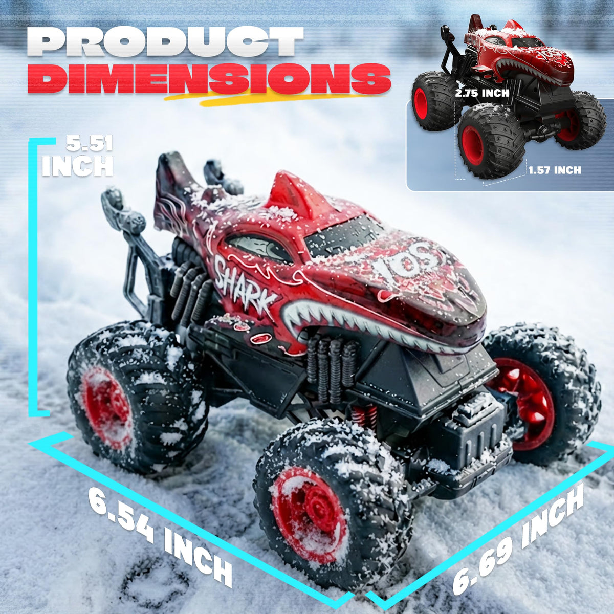 BEZGAR Monster Truck designed for outdoor play and group battles.