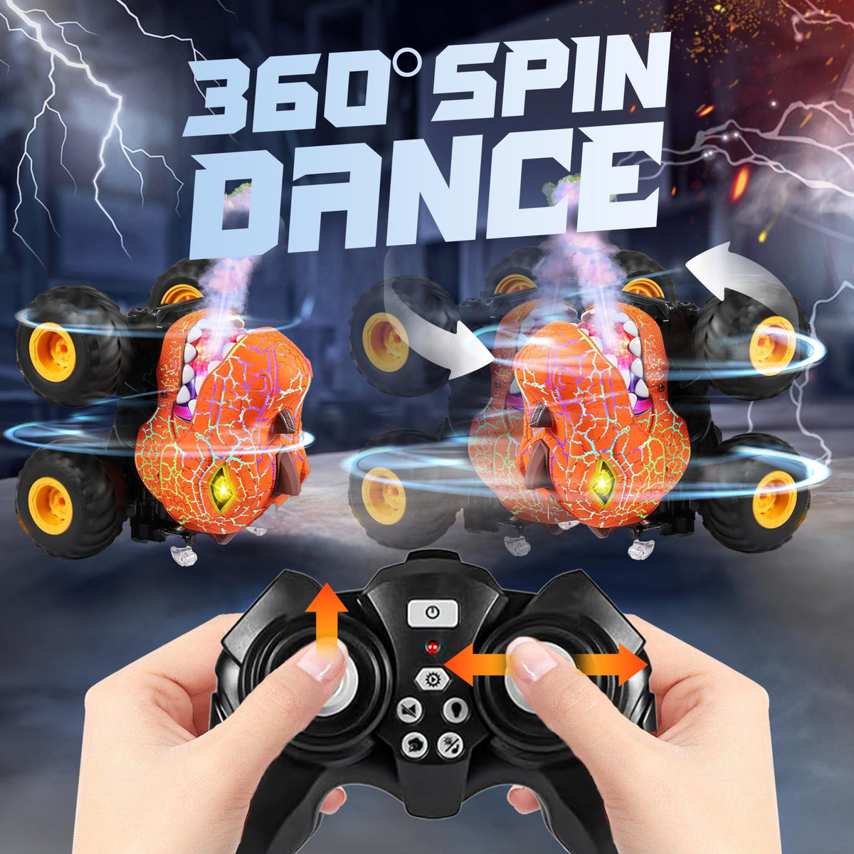 BEZGAR Monster Truck spray-smoke feature adds dramatic visual effects