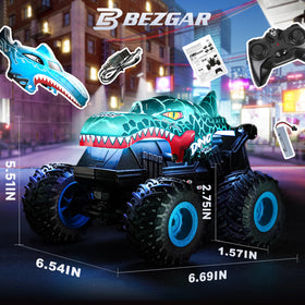 BEZGAR Monster Truck 360° spin for stunt layouts.