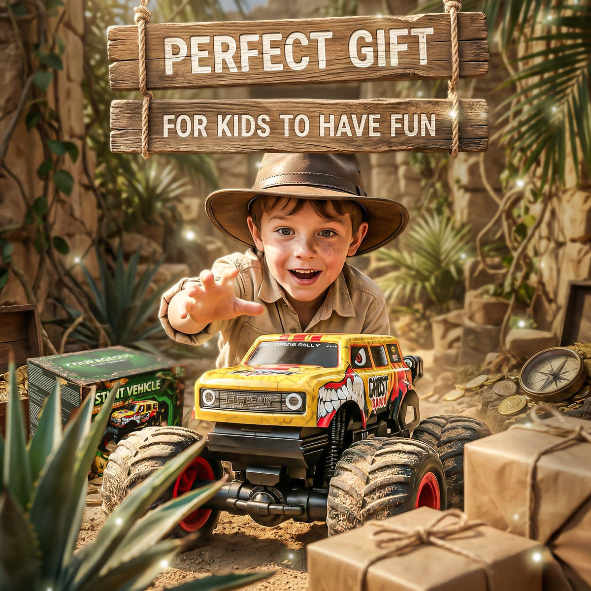 BEZGAR Monster Truck toy kid-friendly design with simple controls for daily use.
