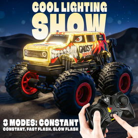 BEZGAR Monster Truck toy shows remote control and effortless handling for kids.