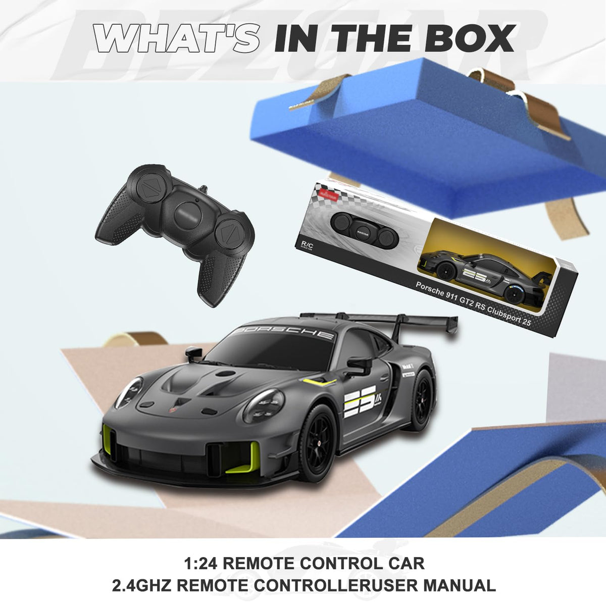 BEZGAR Porsche 911 GT2 RS in-box presentation for gifting