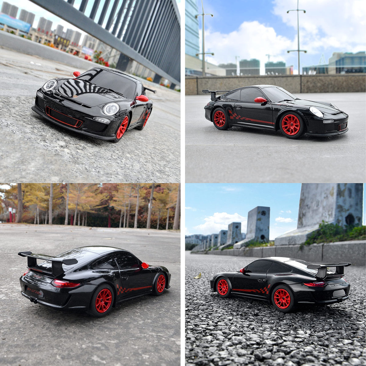 BEZGAR Porsche 911 GT3 RS RC car packaging and display ready