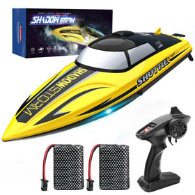 BEZGAR RC Boat speeds at 32+ KPH across water for exciting pool and lake sessions.