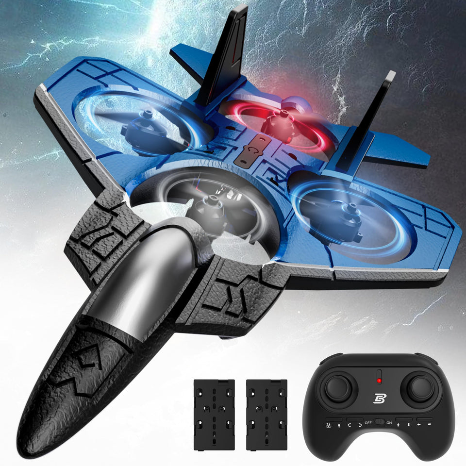 BEZGAR RC Plane fighter design with durable foam for safe indoor flights.