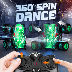 BEZGAR RC truck delivers 360° spins for dramatic stunts.