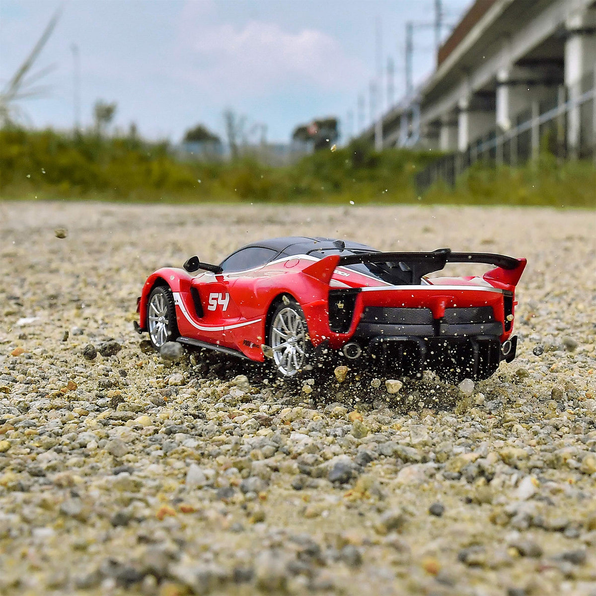 BEZGAR remote-control Ferrari car 1:24 scale emphasizes realistic proportions for enthusiasts.
