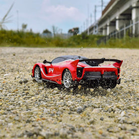 BEZGAR remote-control Ferrari car 1:24 scale emphasizes realistic proportions for enthusiasts.