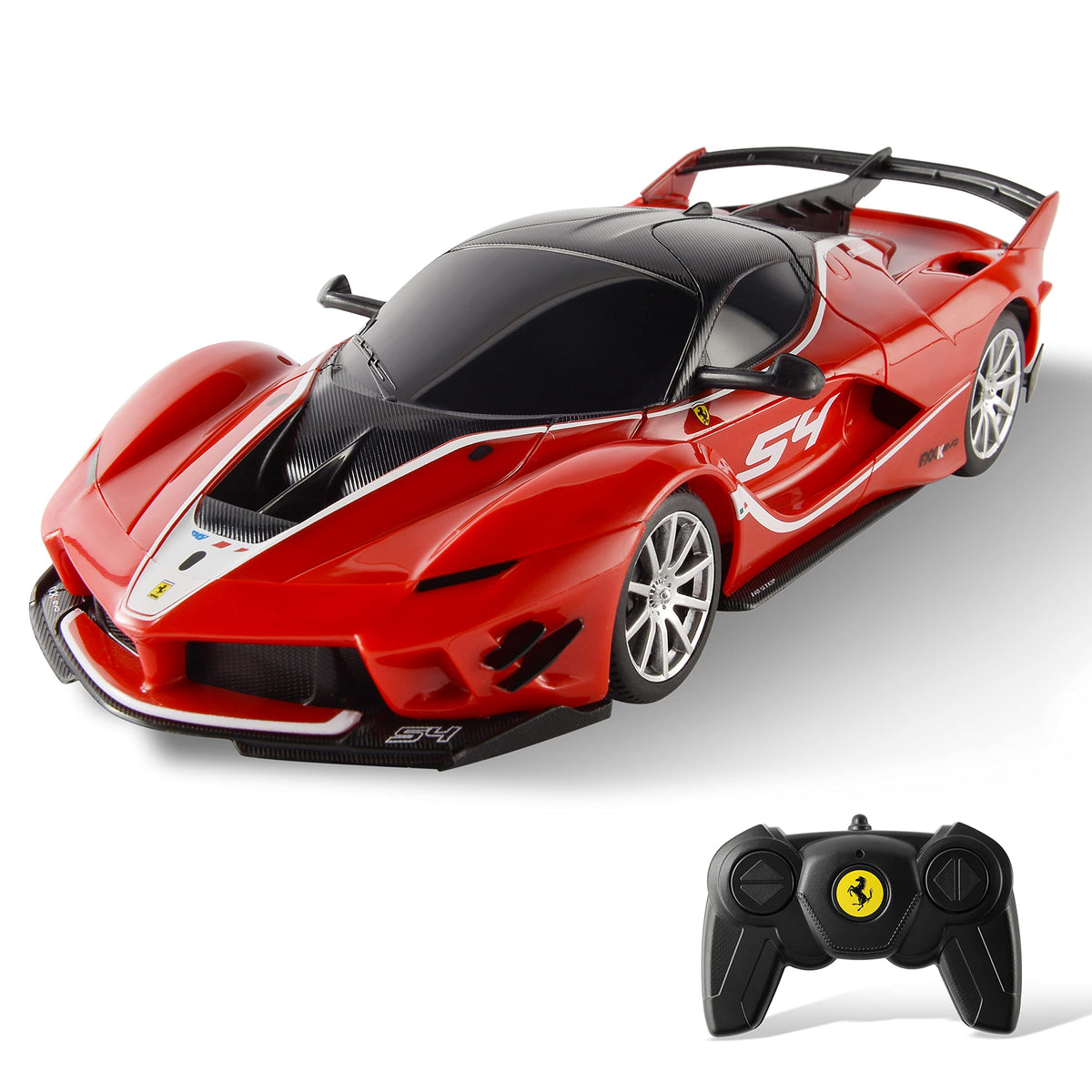 BEZGAR remote-control Ferrari car front view highlights detailed styling for collectors.