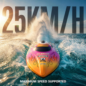BEZGAR TX136 LED lights illuminate night boating with vivid visibility.