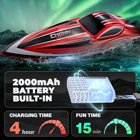 BEZGAR HJ818PRO RC boat waterproof cabin protecting electronics on water