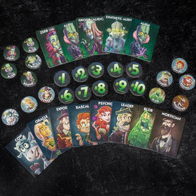 Bezier Games One Night Ultimate Alien players around a table enjoying quick rounds and bluffing