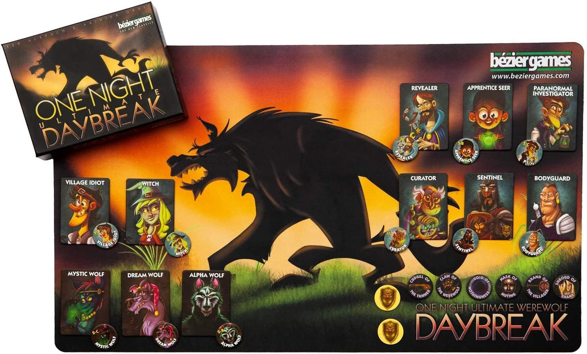 Bezier Games One Night Ultimate Daybreak Witch tile for powerful night actions