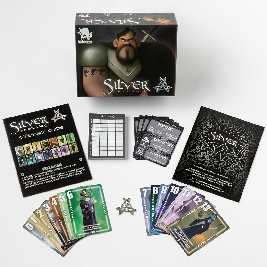 Bezier Games Silver amulet bonus cards offer a post-round advantage.