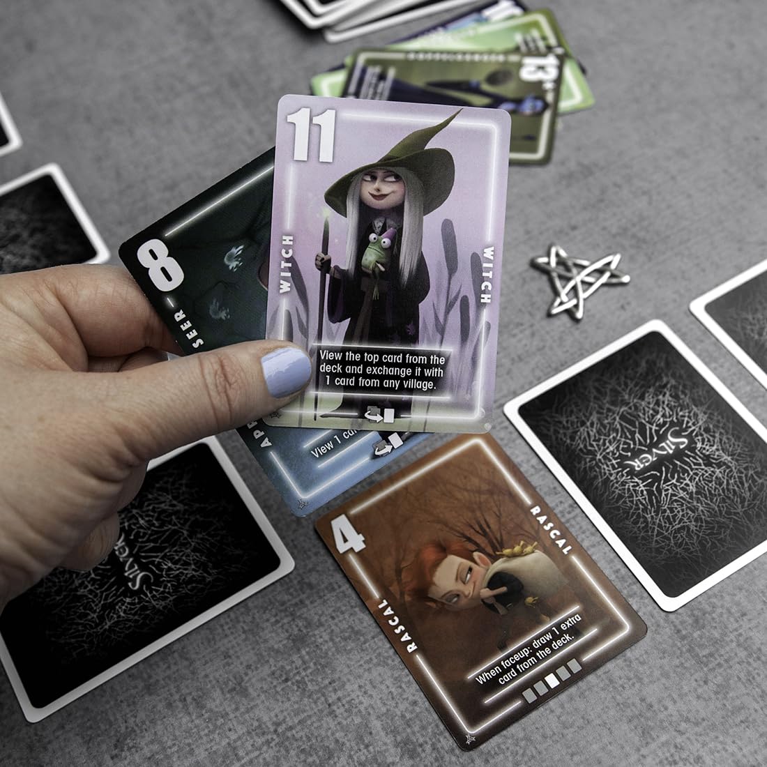 Bezier Games Silver village werewolves face-off increases tension and excitement.