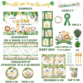 Bezkega safari cake topper and cupcake toppers enhance party desserts with wild charm