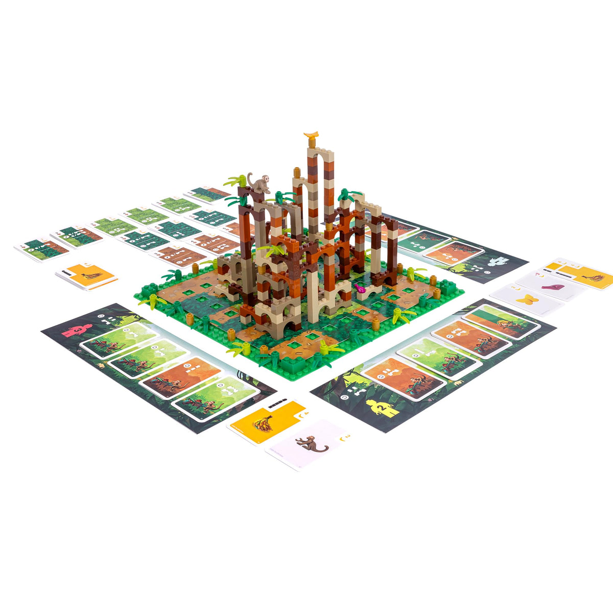 Bezzerwizzer Monkey Palace banana-points highlight rewards for clever building.