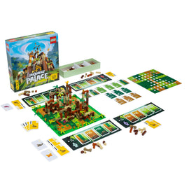 Bezzerwizzer Monkey Palace building stage shows a growing 3D palace during play.