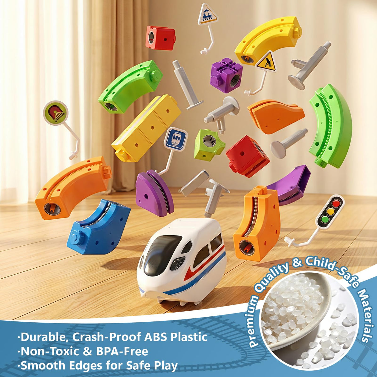 BFTDjanus non-toxic ABS plastic and smooth edges for safe play.