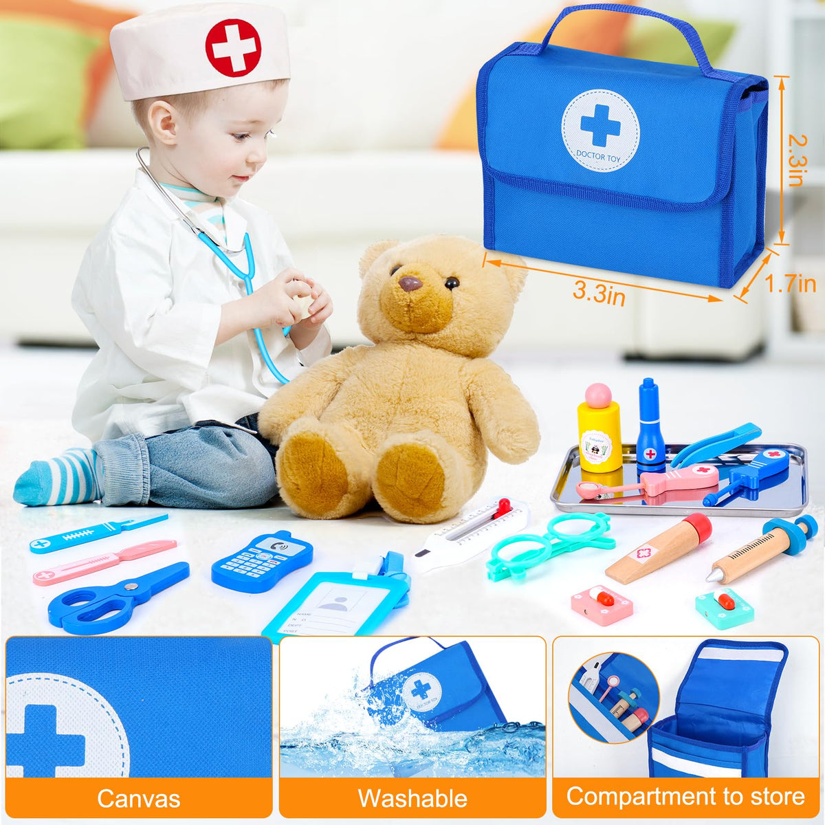 BGdoyz portable medical bag keeps all accessories organized