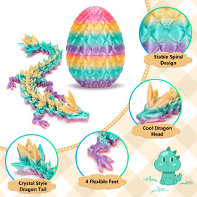 bgezxuy crystal dragon figure shows fine details and collectibility