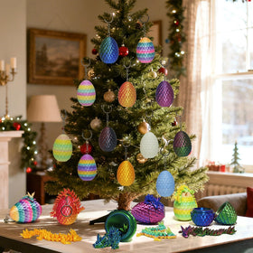 bgezxuy Easter decorations with dragon eggs add festive flair.