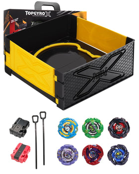 BGOVTAPO foldable arena with carry handle for easy transport during play.
