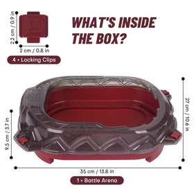 BGOVTAPO X Stadium compatible with popular battling top brands.