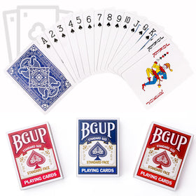 BGUP 320gsm thick stock delivers durable, smooth shuffle for frequent play.