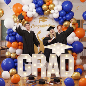 Biapian string lights provide even illumination across the display