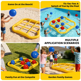 BIBIHAHA dual-use setup for pool and backyard parties.