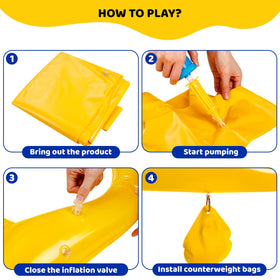 BIBIHAHA red and blue tossing balls add fast-paced scoring challenges.