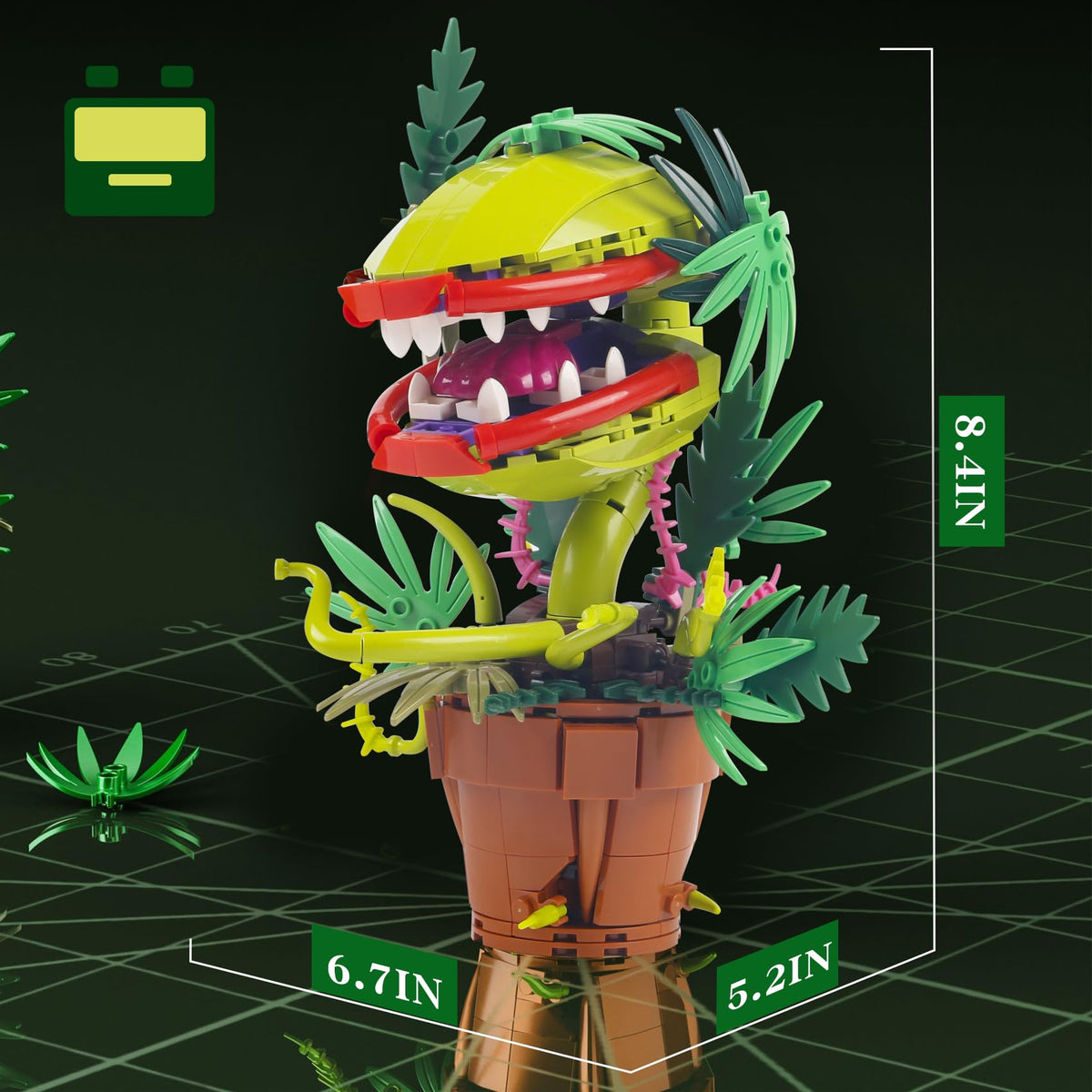 Bibilock Audrey II monster architecture makes a striking display piece
