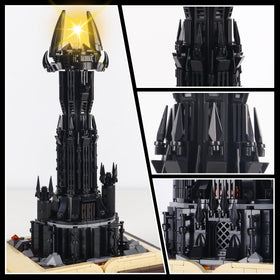 Top of the Bibilock Lord Castle rotates to light up for ambience