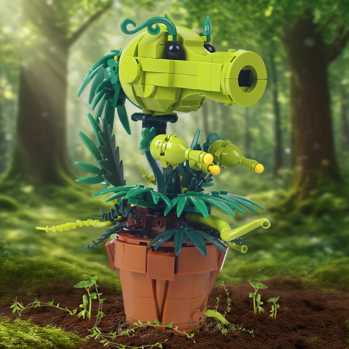 Bibilock Peashooter toy gift packaging conveys a premium, gift-ready experience.