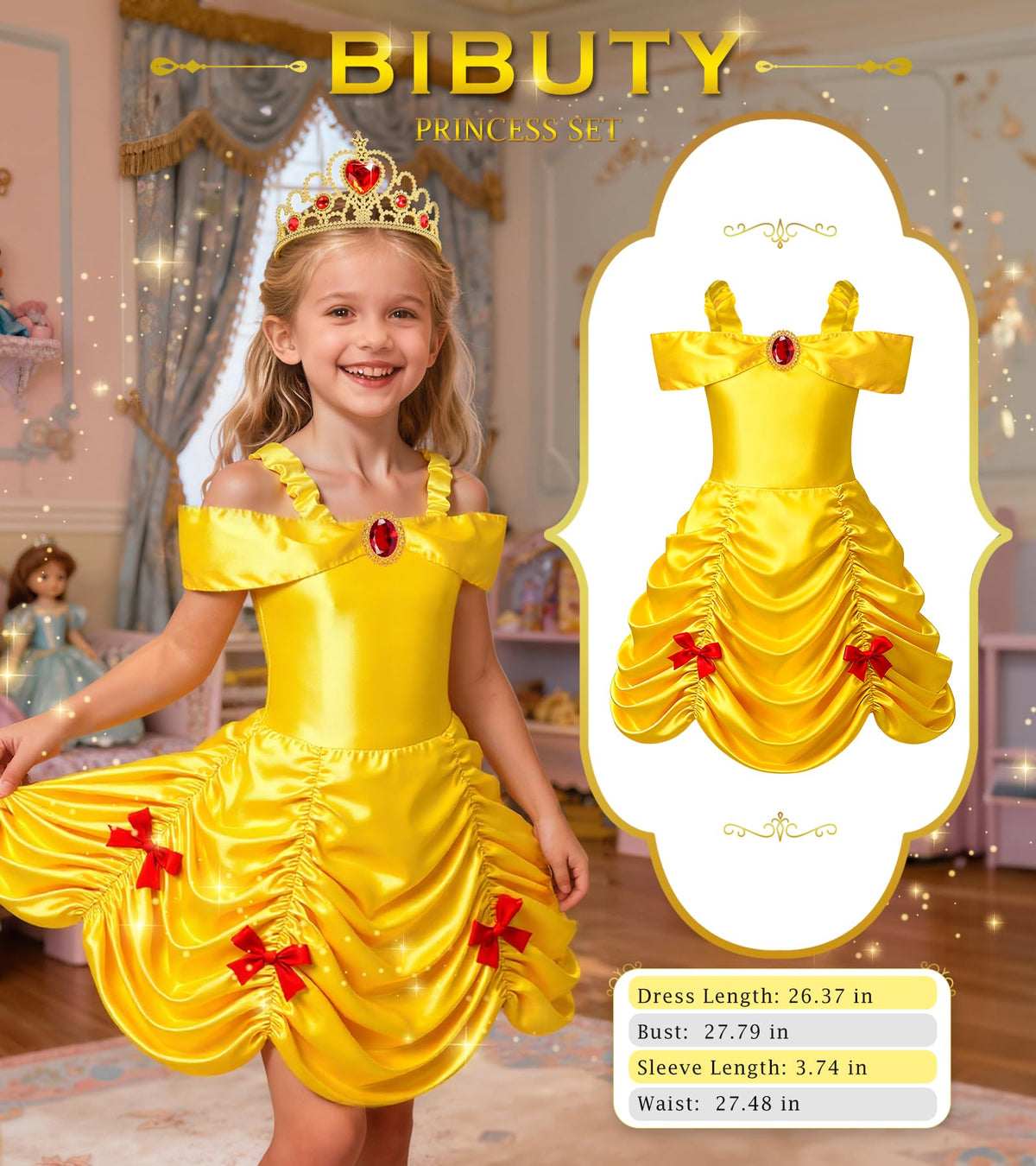 BIBUTY dress-up gift box showing packaging and contents.