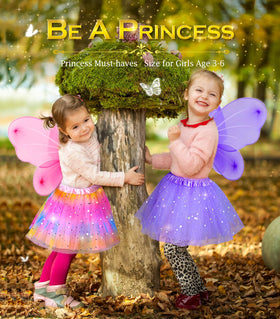 BIBUTY glitter princess shoes for easy dress-up moments
