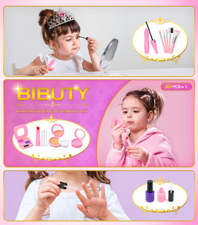 BIBUTY crown and necklace set inspires princess costumes.