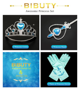 BIBUTY crown tiara adds a magical touch to pretend fashion moments