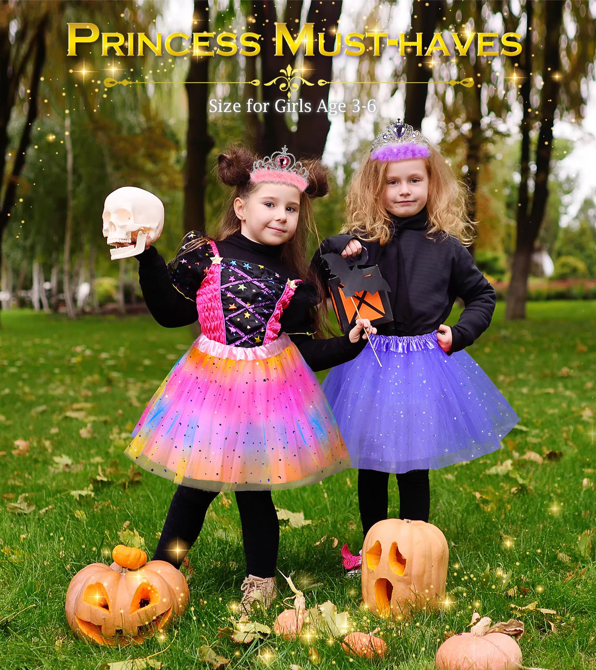 BIBUTY princess shoes and crowns add sparkle to pretend play