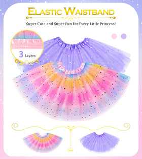 BIBUTY sparkling gems on crowns and shoes for a magical look