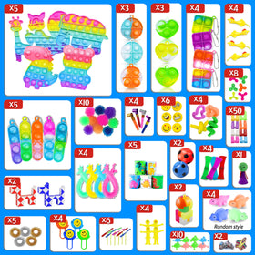 BicMan colorful fidget toys pack for portable calm and focus.