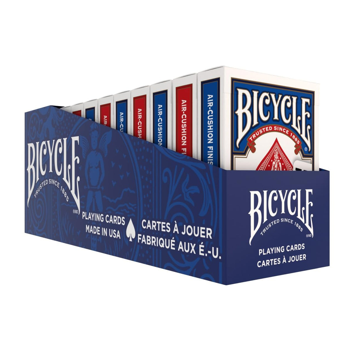 Bicycle Jumbo Index Cards with red back for easy reading during family games