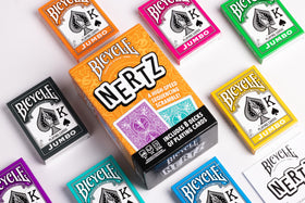 Bicycle Nertz card game with Air Cushion Finish for smooth shuffling.