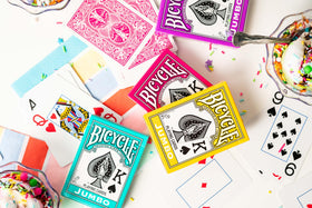 Bicycle Nertz card game supports up to eight players for lively nights.