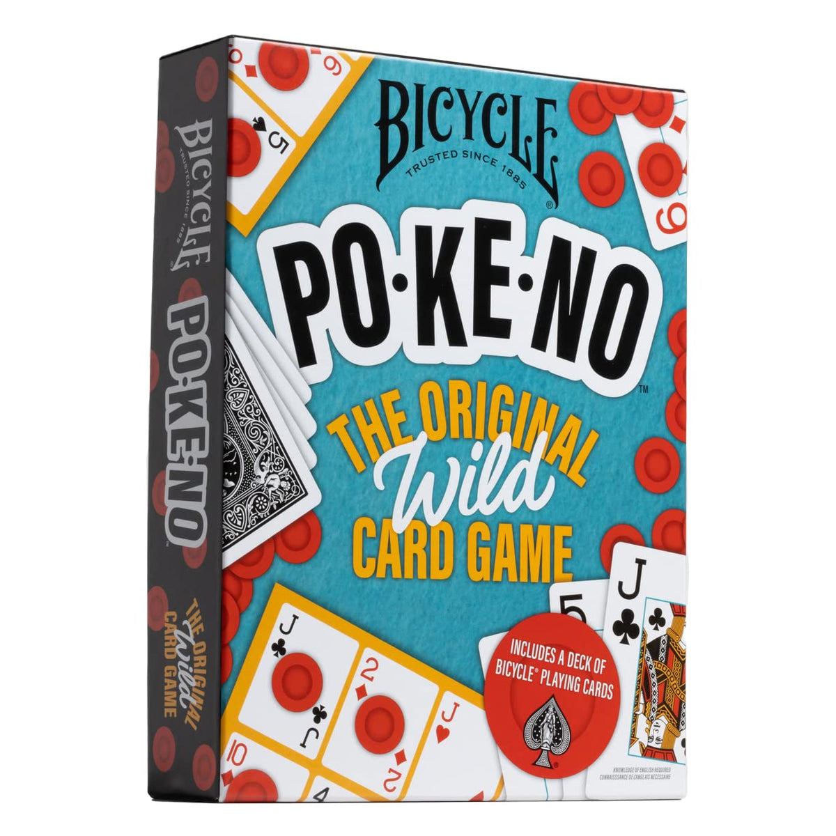 Bicycle Pokeno scoreboards help track scores clearly during rounds.