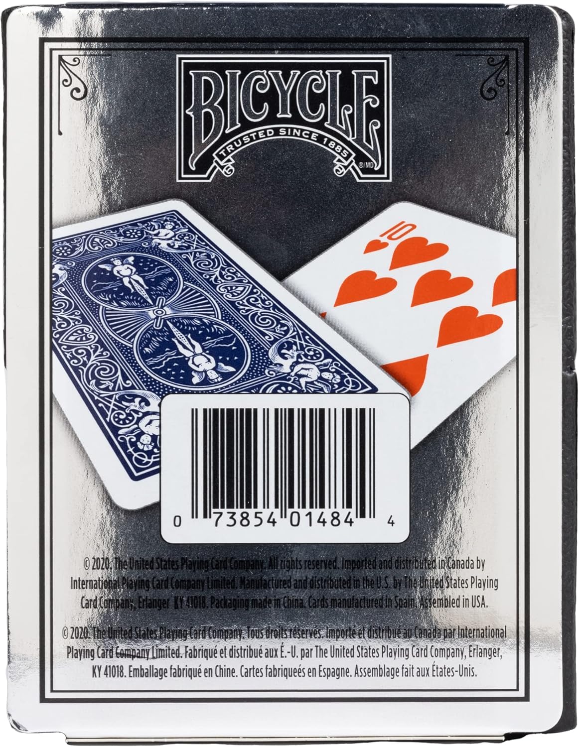 Bicycle Prestige air cushion finish enhances smooth handling during play.