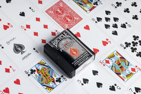 Bicycle Prestige plastic cards in a high-quality paper case.